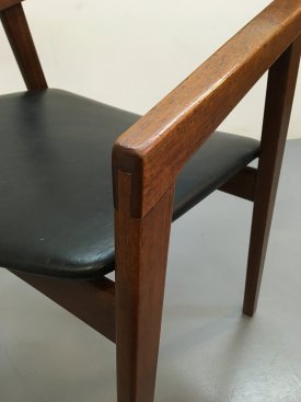 Danish Sloped Arm Chair