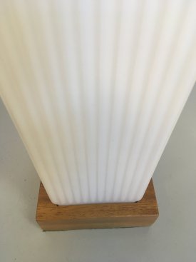 Pair of French Tower Opaline Lamps
