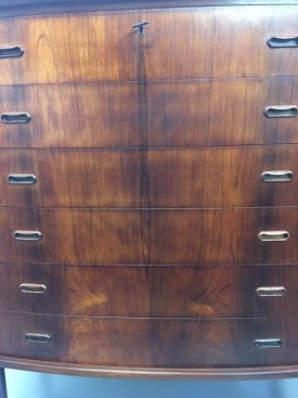 Danish Bow Front Chest
