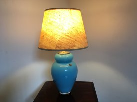 Holmegaard Turquoise Lamp