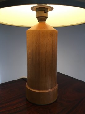 Oak Bottle Lamp