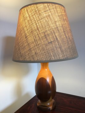 Fruit Wood Table Lamp