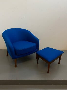 Guy Rodgers Chair & Footstool