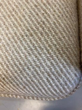 Danish Cream Wool Armchairs