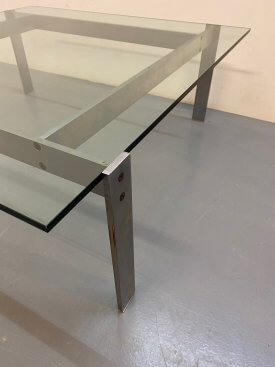 Steel & Glass Coffee Table