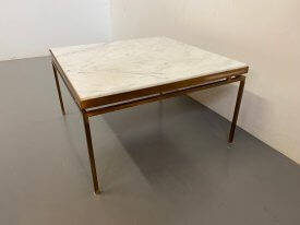 1970’s Marble & Brass Coffee Table