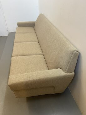 Danish 4 Seat Wool Sofa