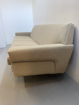 Danish 4 Seat Wool Sofa