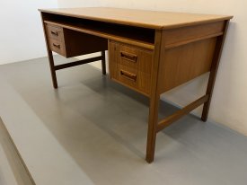 Danish Teak 4 Drawer Desk