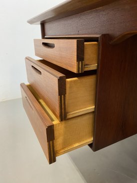 Danish Teak Executive Desk