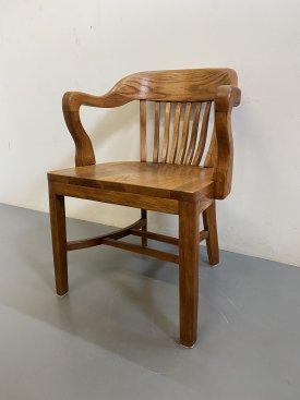 1930’s Oak Bankers Chair