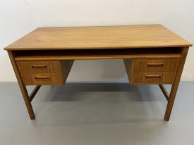 Danish Teak 4 Drawer Desk