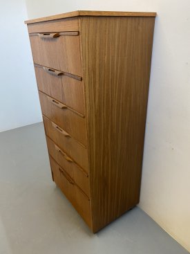 Tall Teak British Chest