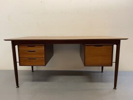 Danish Teak Executive Desk