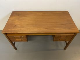 Danish Teak 4 Drawer Desk