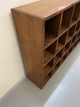 Smaller Teak Sorting Shelves