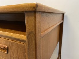 Danish Teak 4 Drawer Desk