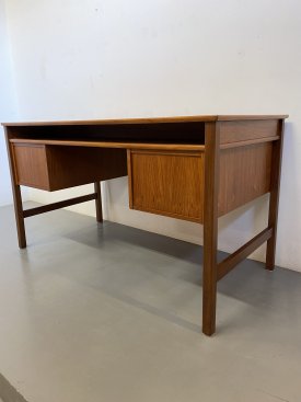 Danish Teak 4 Drawer Desk