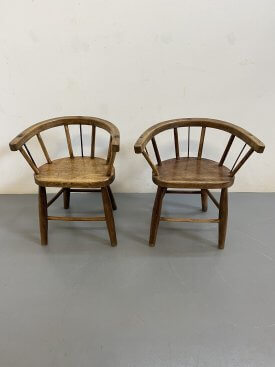 1930’s Oak Children’s Chairs