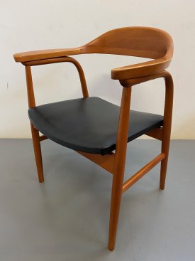 Danish Solid Beech Armchair