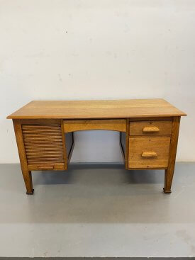 1930’s Solid Oak Clerks Desk