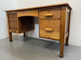 1930’s Solid Oak Clerks Desk