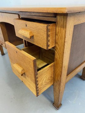 1930’s Solid Oak Clerks Desk