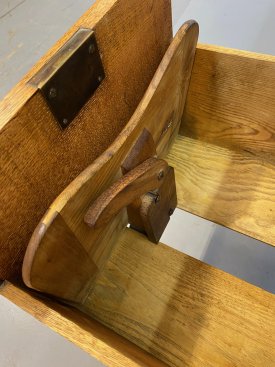 1930’s Solid Oak Clerks Desk