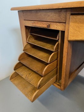 1930’s Solid Oak Clerks Desk