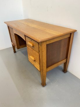 1930’s Solid Oak Clerks Desk