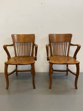 1940’s Oak Armchairs