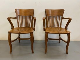 1940’s Oak Armchairs