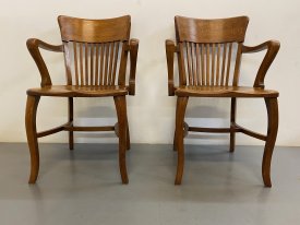 1940’s Oak Armchairs