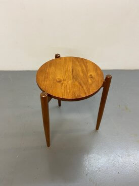 Solid Teak Tripod Table
