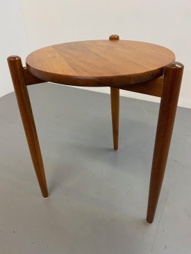 Solid Teak Tripod Table
