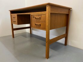 Danish Teak Floating Top Desk