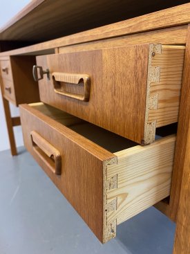 Danish Teak Floating Top Desk