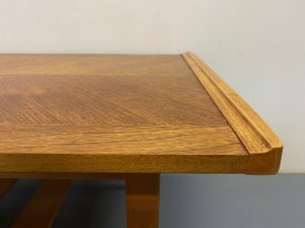 British Teak Coffee Table With Magazine Rack