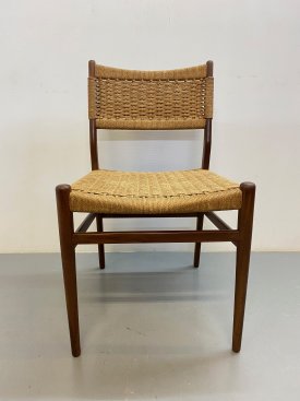 Danish Paper Cord Dining Chairs
