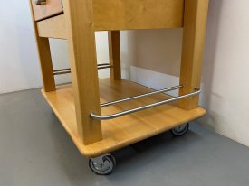 Kitchen Prep Cart by Legnoart, Italy