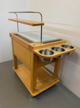 Kitchen Prep Cart by Legnoart, Italy