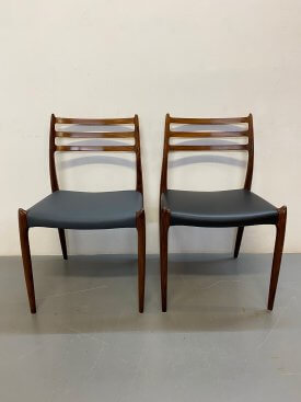 Niels Møller Rosewood 78 Chairs